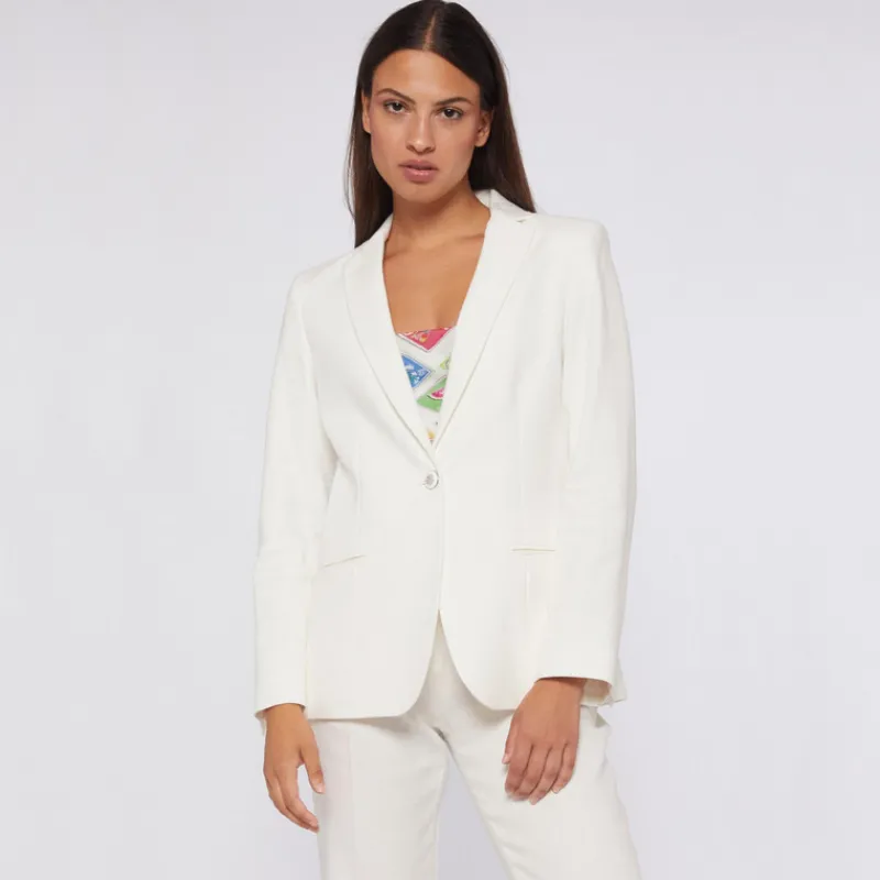 VILAGALLO Chaquetas Y Blazers*Blazer Hanna Lino BLANCO