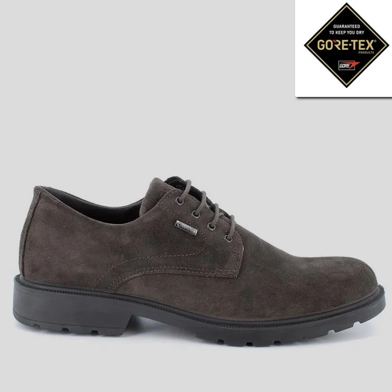 IGI & CO Zapatos | Gore-tex*Blucher Hombre IGI&CO GORETEX Ante CAFFÉ