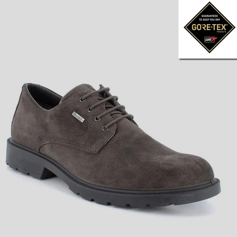 IGI & CO Zapatos | Gore-tex*Blucher Hombre IGI&CO GORETEX Ante CAFFÉ