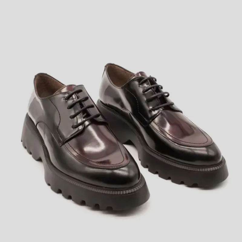 WONDERS Zapatos*Blucher Portobello Combi NEGRO