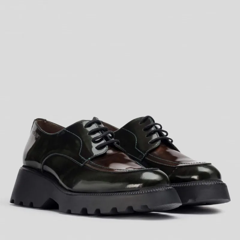 WONDERS Zapatos*Blucher Portobello Combi VERDE