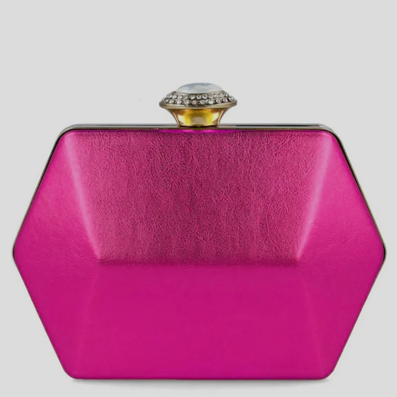 MENBUR Bolsos Y Carteras*Bolso Clutch Rígido Aquila FUCSIA