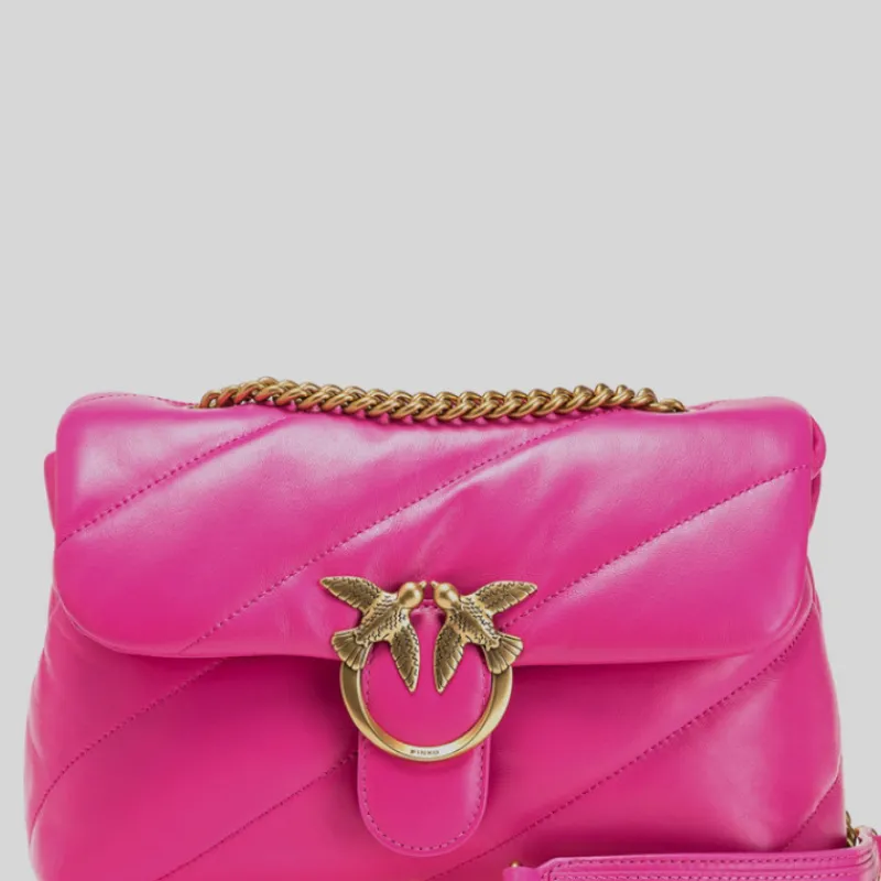 PINKO Bolsos Y Carteras*Bolso Love Classic Puff Oro FUCSIA