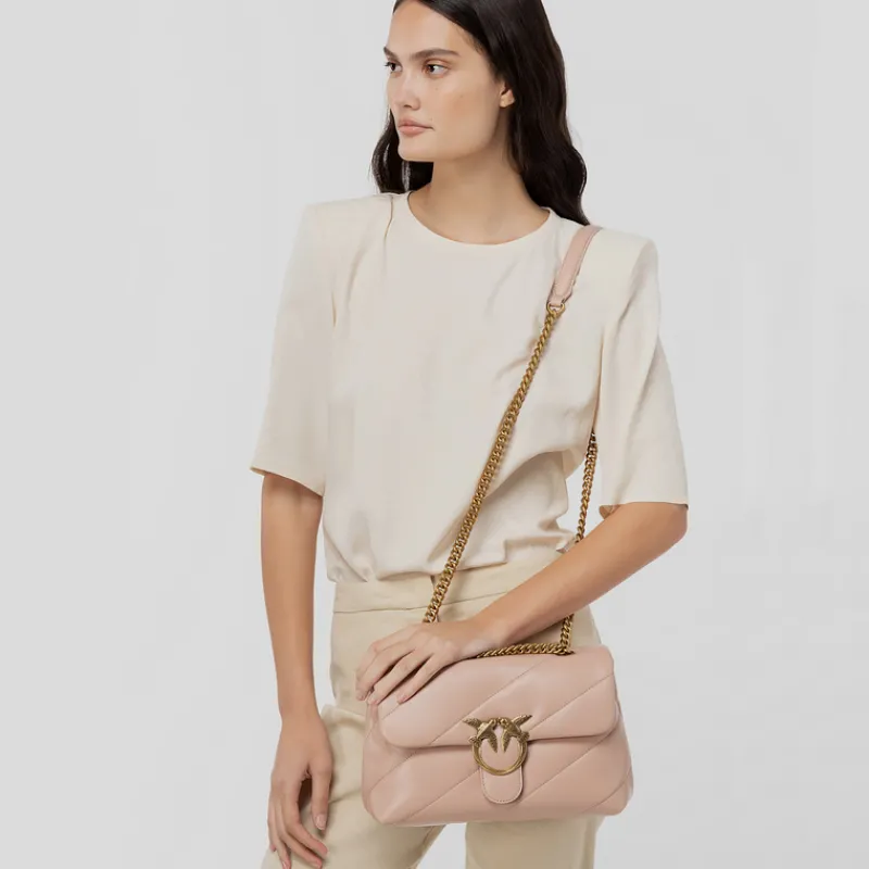 PINKO Bolsos Y Carteras*Bolso Love Classic Puff Oro NUDE