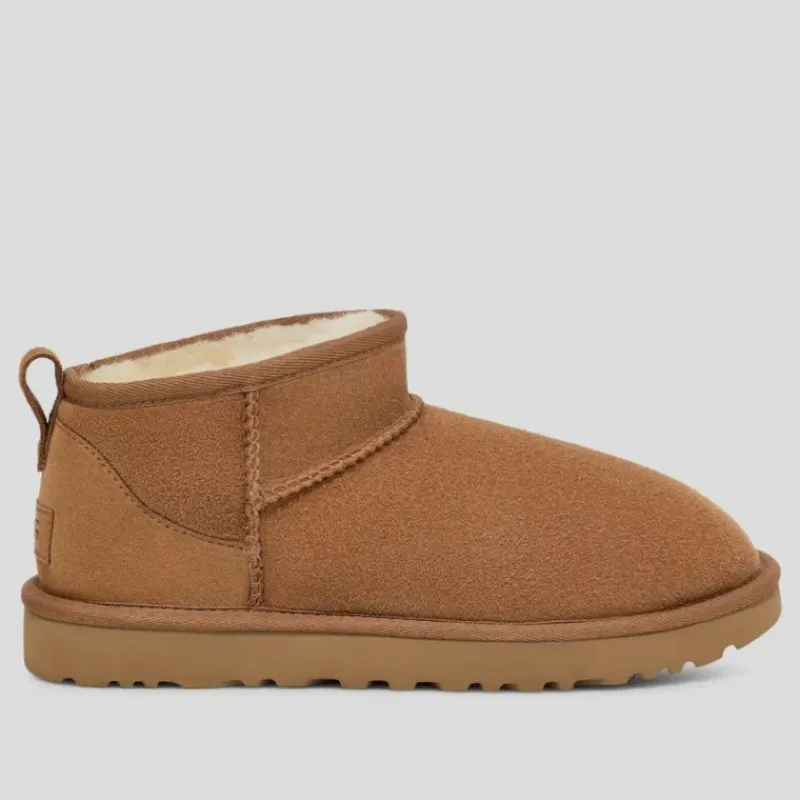 UGG Botas*Bota mujer Classic Ultra Mini CHESTNUT