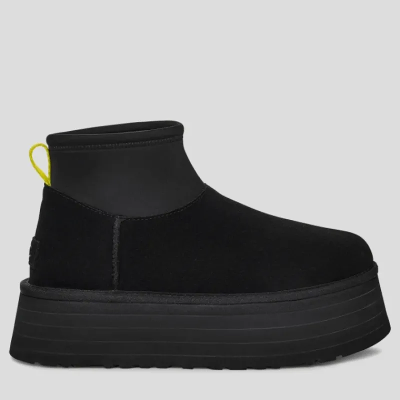 UGG Botas*Botas Mujer Classic Mini Dipper NEGRO