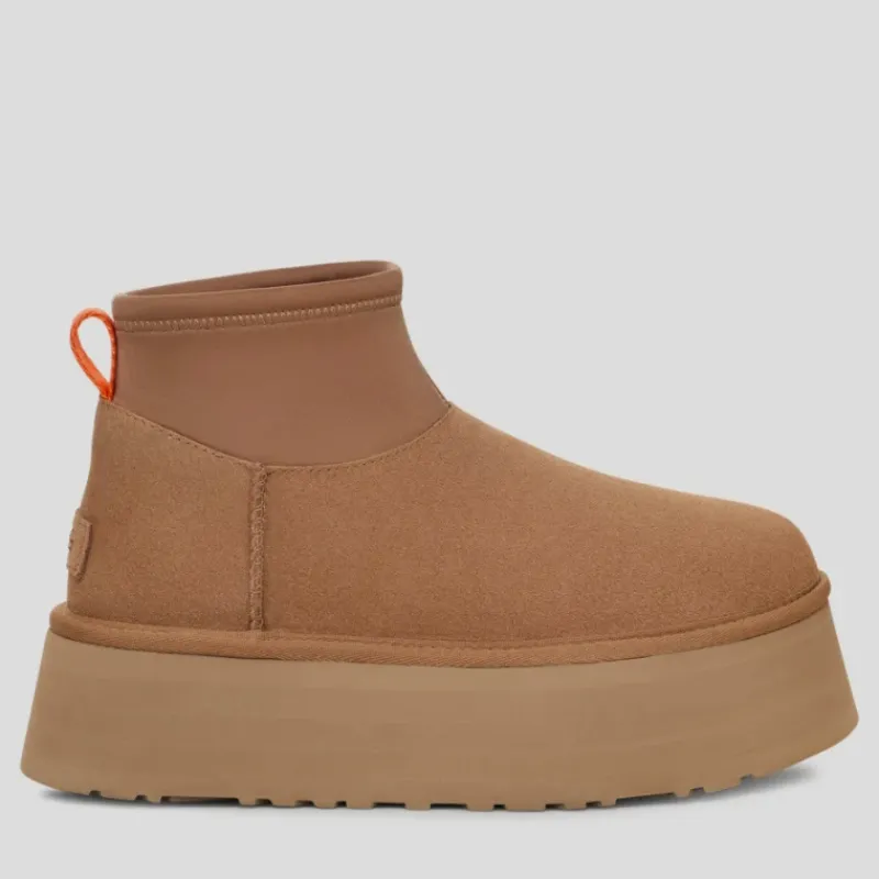 UGG Botas*Botas Mujer Classic MiniDipper CAMEL