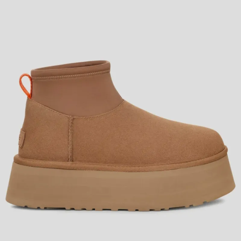 UGG Botas*Botas Mujer Classic MiniDipper CAMEL