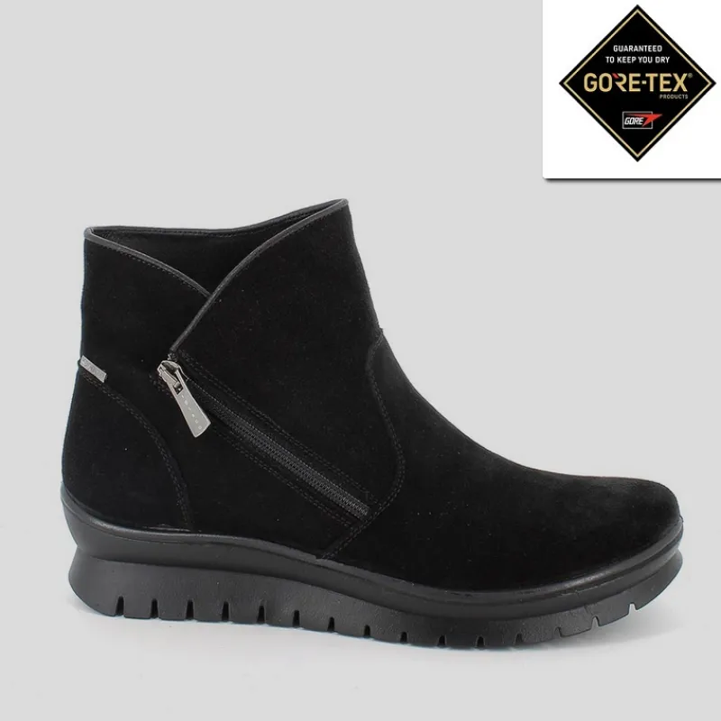 IGI & CO Gore-tex | Botines*Botín Solapa Mujer GORETEX IGI&CO Ante NEGRO