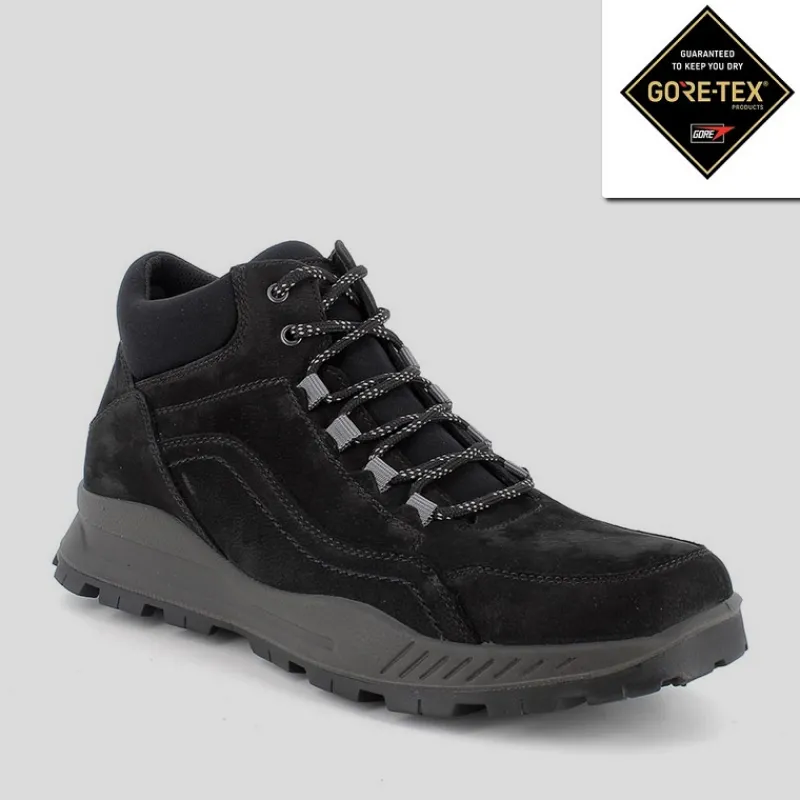 IGI & CO Gore-tex | Botas Y Botines*Botín Sport Hombre IGI&CO GORE-TEX Nobuk NEGRO