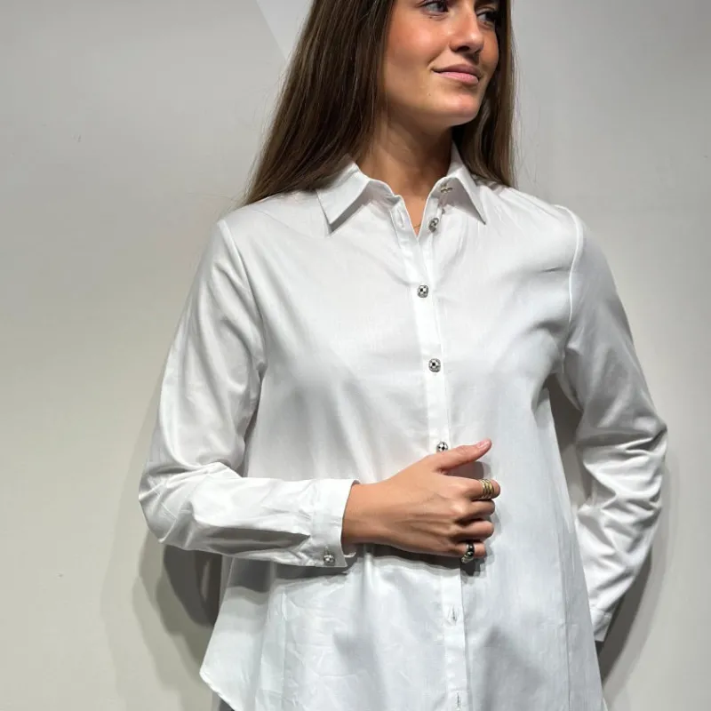 VILAGALLO Camisas Y Blusas*Camisa Anastasia Espiga BLANCO