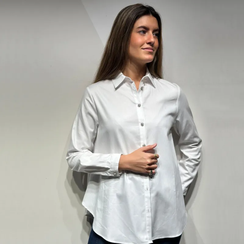 VILAGALLO Camisas Y Blusas*Camisa Anastasia Espiga BLANCO