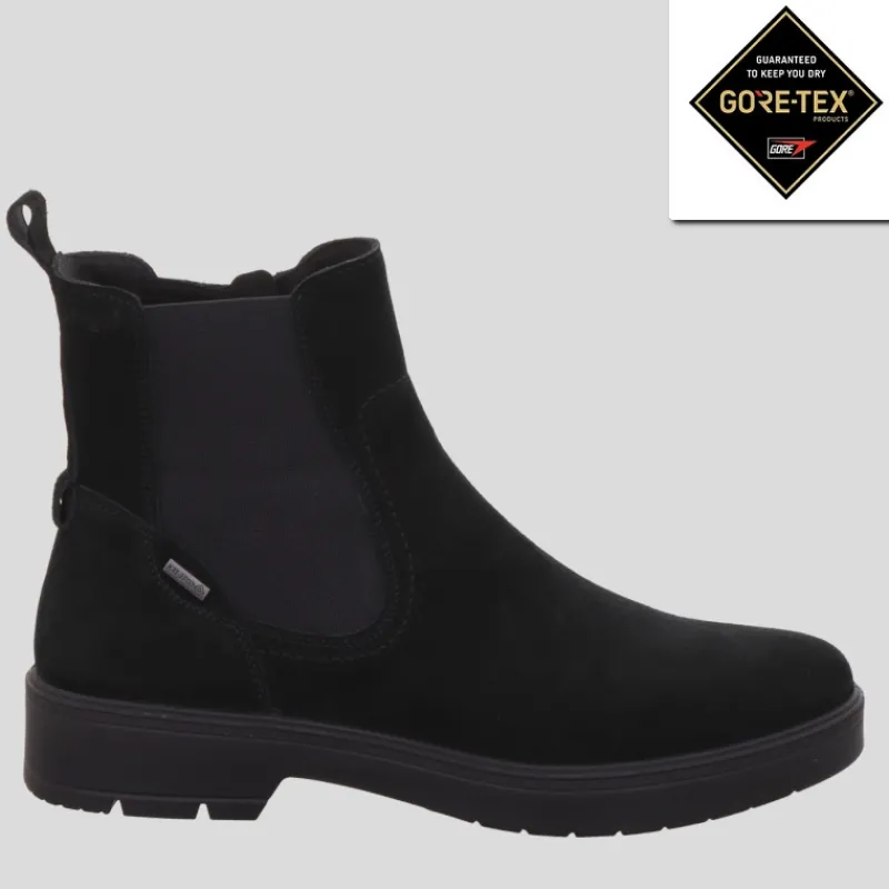 ARA Y LEGERO Botas*Chelsea Mystic LEGERO GORETEX Ante NEGRO