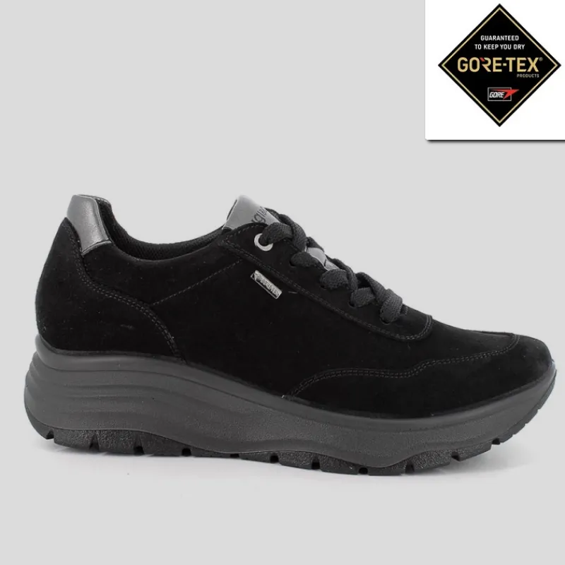 IGI & CO Gore-tex | Deportivas*Deportiva Cuña Mujer IGI&CO GORE-TEX Ante NEGRO