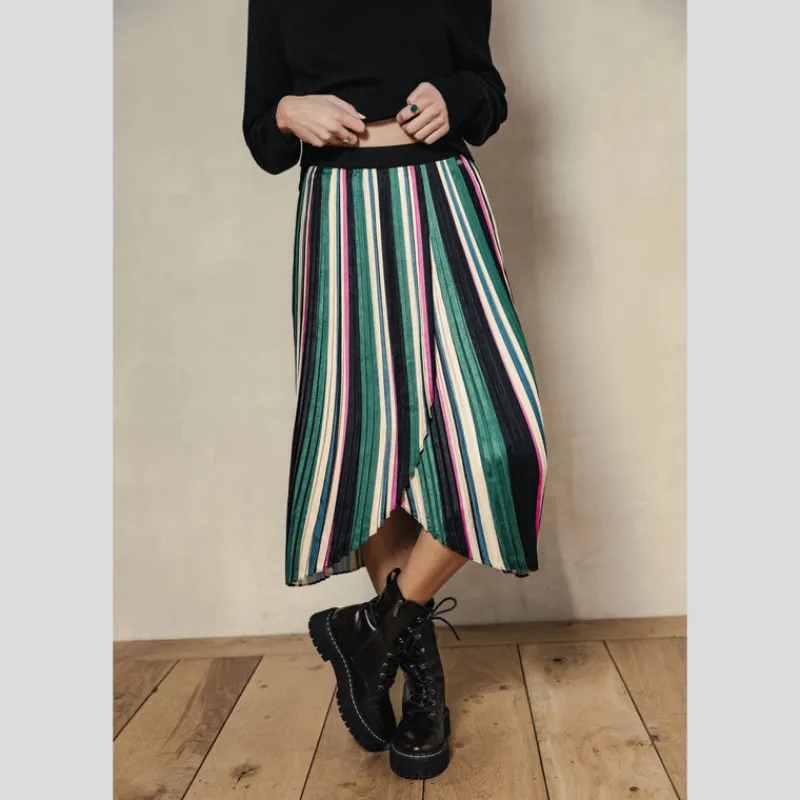 FREEMAN T.PORTER Faldas*Falda Rayas MULTICOLOR
