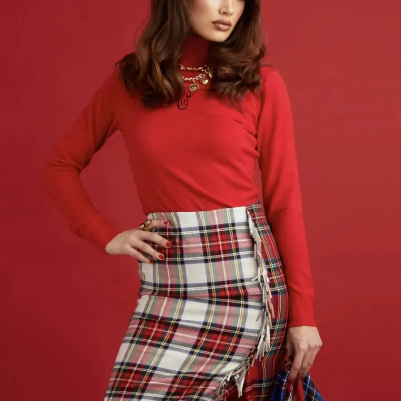 U DO IT Faldas*Falda Katy Cuadros MULTICOLOR