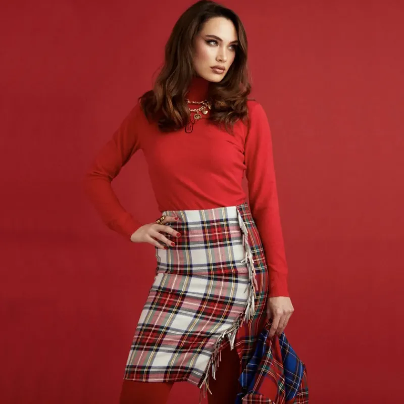 U DO IT Faldas*Falda Katy Cuadros MULTICOLOR