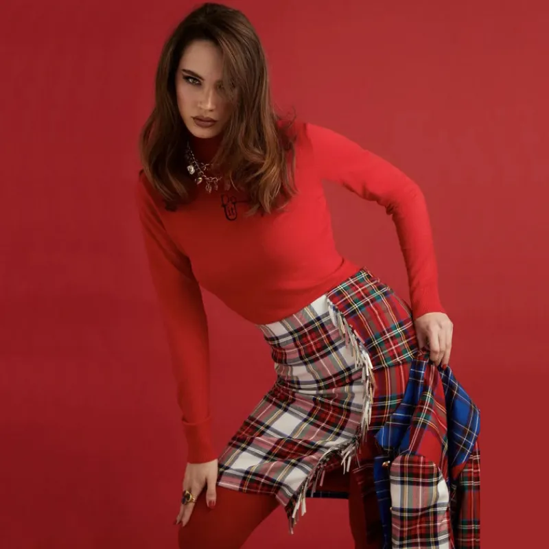 U DO IT Faldas*Falda Katy Cuadros MULTICOLOR