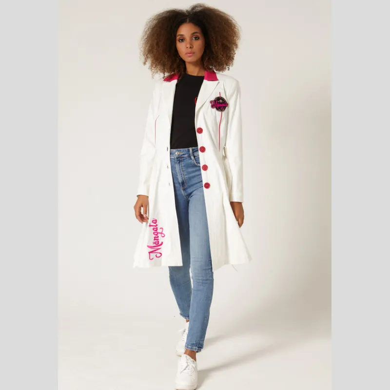 MäNGATA Chaquetas Y Blazers*Gabardina MäNGATA Strech BLANCA