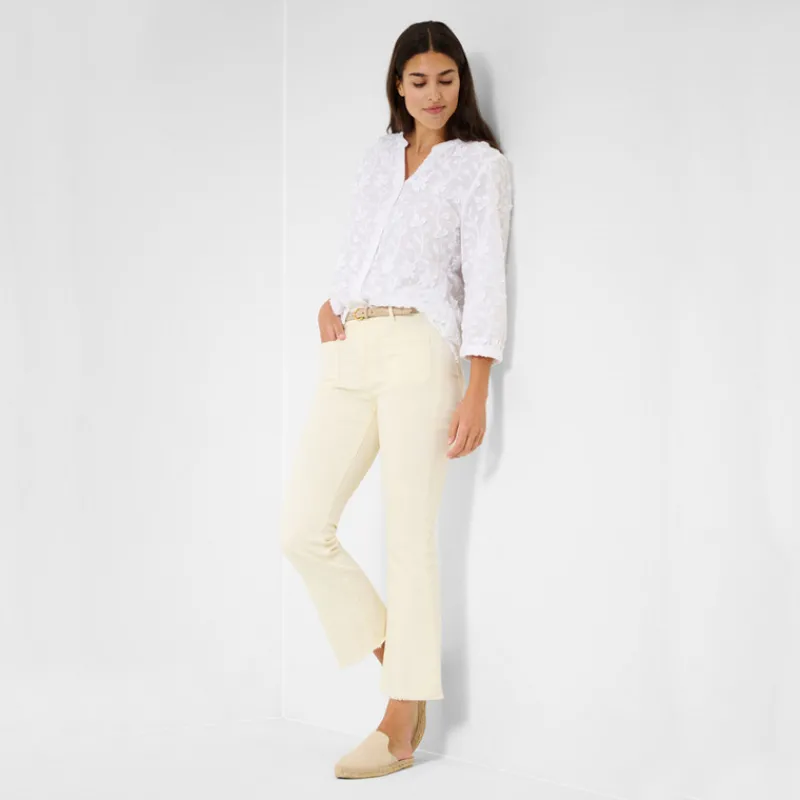 BRAX FEEL GOOD Pantalones*Jeans Ana BRAX Denim SuperElástico BEIGE