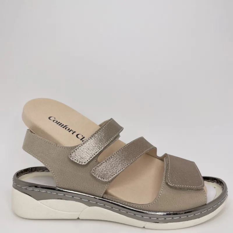 COMFORT CLASS Sandalias*Sandalia Combi Nobuk TAUPE