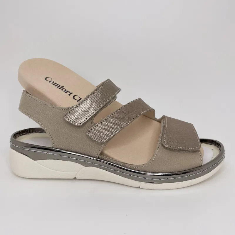 COMFORT CLASS Sandalias*Sandalia Combi Nobuk TAUPE