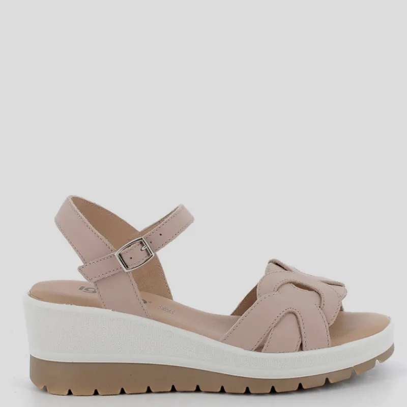 IGI & CO Sandalias*Sandalia Cuña IGI&CO Piel Ochos NUDE