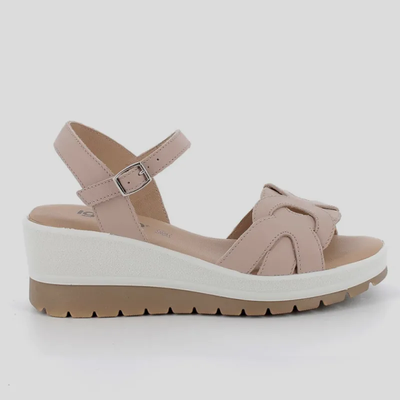 IGI & CO Sandalias*Sandalia Cuña IGI&CO Piel Ochos NUDE