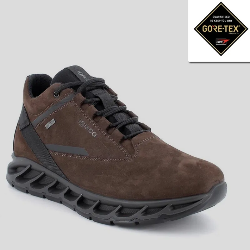 IGI & CO Gore-tex | Botas Y Botines*Semibotín Hombre IGI&CO GORE-TEX Nobuk MARRÓN