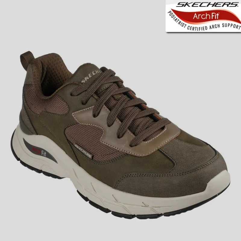 SKECHERS Zapatos*Hombre Arch Fit Baxter Dwyer OLIVA