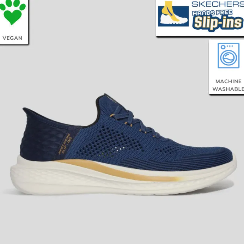 SKECHERS Deportivas*Hombre Slip-Ins RF Slade-Quinto AZUL