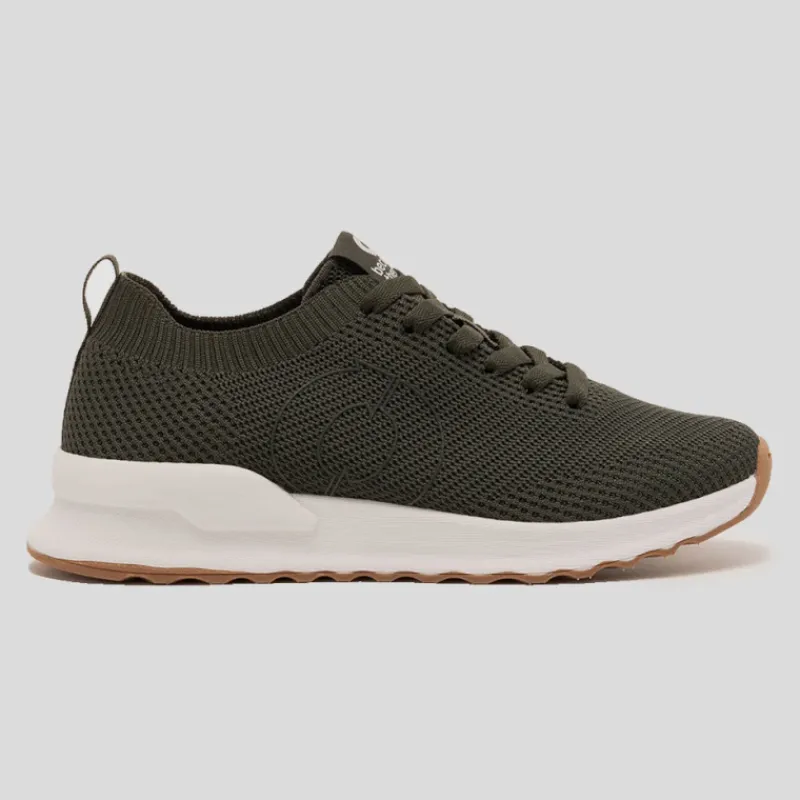 ECOALF Deportivas*Sneaker Vegana Hombre Conde Knit KHAKI