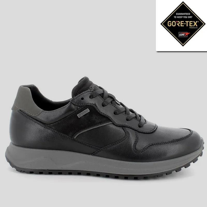 IGI & CO Gore-tex | Zapatos*Zapato Sport Hombre IGI&CO GORE-TEX Piel NEGRO